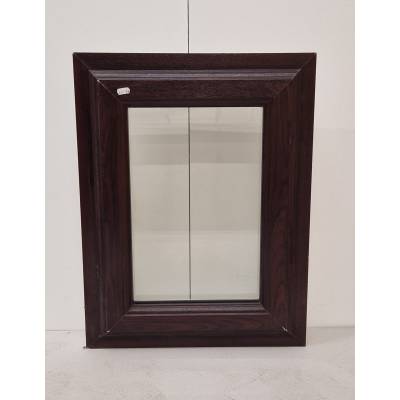 Rosewood Wrapped Plastic Window Stormproof Plain Casement 65...